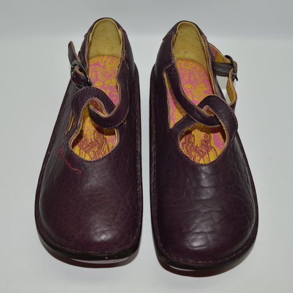 Macanna Shoes - Macanna Purple Genuine Leather Comfort Clogs 8.5